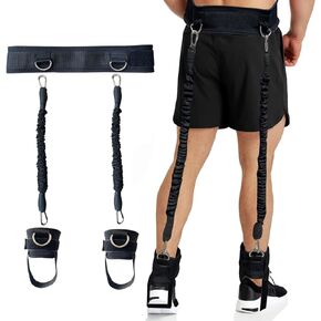 CORECISE Vertical Jumping Trainer,Leg Strength Training Resistance Band for Agility Speed Basketball Volleyball Football Jump Training