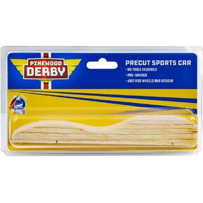 Boy Scouts of America Official Pinewood Derby Car Kit - Precut Sports Car