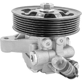 PratRaken Power Steering Pump with Pulley Fits for Honda Accord 2006-2007 2.4L, CR-V 2005-2011, Element 2006-2011, for Acura RSX 2002-2006, TSX 2006-2008, Replace 21-5419 56110-PNB-A03 in Kuwait