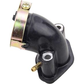 GOOFIT 90 Degree Bent Intake Manifold Pipe for GY6 49cc 50cc ATV Scooter Moped