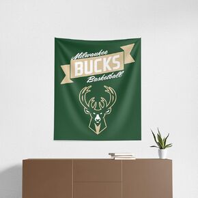 Northwest NBA Milwaukee Bucks Wall Hanging Tapestry, 34" x 40", Premium