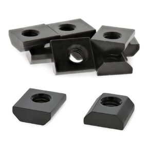 8020, 3203, 15 Series, 5/16-18 Steel Standard Slide in T-Nut - T Slot Accessories for 80/20 Aluminum Extrusion - Hardware Nuts (10 Pack)