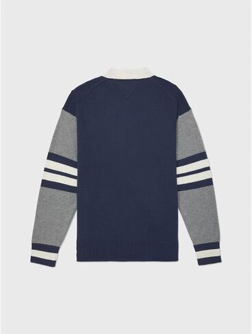 Tommy Hilfiger Men's Adaptive Varsity Cardigan in Saudi Arabia