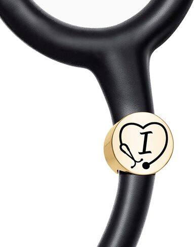 Stethoscope Name Initials Tag Gifts for Nurses Personalized Handmade Name Tag Stethoscope Alphabet Tag First Letters Nurse Accessories for Work Gifts for Doctor (K) in Saudi Arabia