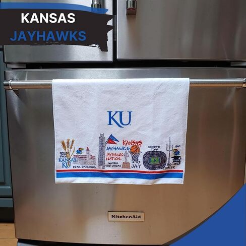 Magnolia Lane University of Georgia SEC Kitchen Hand Towel UGA Campus Icons- Reusable Cleaning Cloth- Microfiber Texture, Super Absorbent- Ideal for Student, Alumni, Housewarming in Kuwait