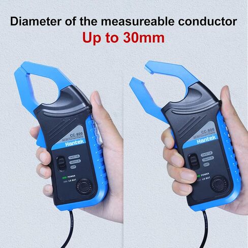 Hantek CC-800 التيار المتناوب/تيار مستمر فك التيار 5KH راسم الذبذبات المتعدد عرض النطاق الترددي 1mV/10mV/A 500A/800A مع موصل BNC in Kuwait