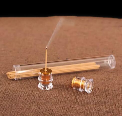 ZBJBinCH 2 قطعة حامل البخور للعصي، حامل مبخرة عصا البخور الحديث، حامل عصا البخور، حامل مبخرة محمول وحاويات تخزين البخور لتأمل اليوغا in Kuwait