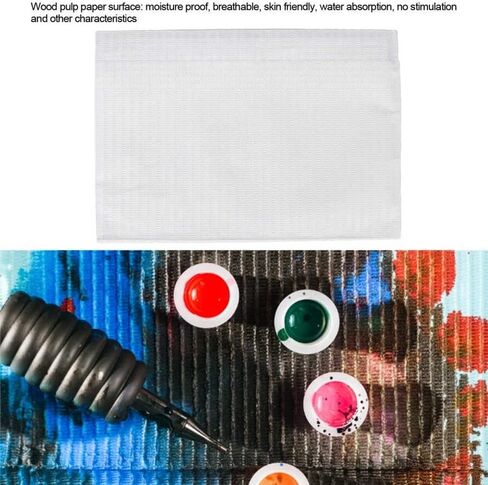 KXJHY 125Pack Disposable Dental Bibs, 13"x18" Dental Bibs, 3-Ply Waterproof Tattoo Bibs for Tattoo Table, Salon Tray, Dental Tray Covers, Tattoo Nail Art Tray Cover Mayo Stand Dental Bibs (Blue) in Saudi Arabia