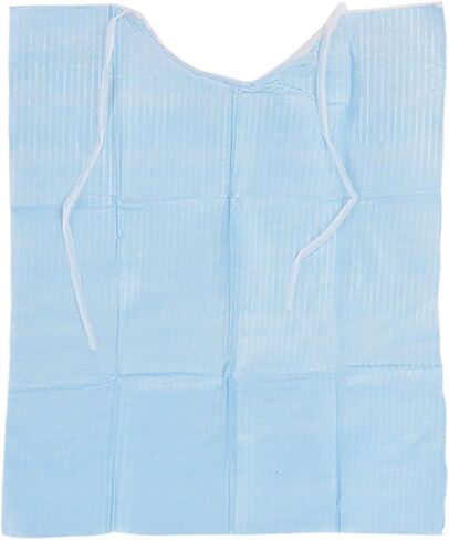 Dental Disposable Bib, YOUYA DENTAL 100 Pieces Disposable Dentist Tattoo Paper Patient Bibs Healifty Dental Bibs Oral Disposable Paper Dental Lab Equipment Oral Paper Scarf Towel for Dentist Clinic in Saudi Arabia