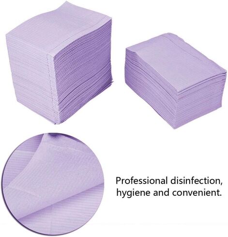 مريلة للأسنان للاستعمال مرة واحدة، YOUYA DENTAL 100 قطعة للاستعمال مرة واحدة من ورق الوشم لطبيب الأسنان مرايل للمريض من Healifty مرايل للأسنان للاستعمال مرة واحدة من الورق للاستعمال مرة واحدة معدات مختبر الأسنان منشفة ورقية للفم لعيادة طبيب الأسنان in Kuwait