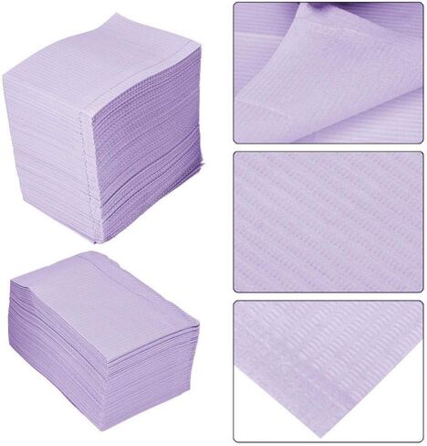 مريلة للأسنان للاستعمال مرة واحدة، YOUYA DENTAL 100 قطعة للاستعمال مرة واحدة من ورق الوشم لطبيب الأسنان مرايل للمريض من Healifty مرايل للأسنان للاستعمال مرة واحدة من الورق للاستعمال مرة واحدة معدات مختبر الأسنان منشفة ورقية للفم لعيادة طبيب الأسنان in Kuwait