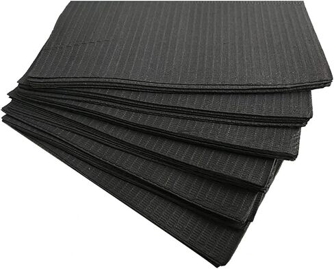Dental Disposable Bib, YOUYA DENTAL 100 Pieces Disposable Dentist Tattoo Paper Patient Bibs Healifty Dental Bibs Oral Disposable Paper Dental Lab Equipment Oral Paper Scarf Towel for Dentist Clinic in Saudi Arabia