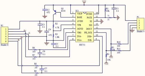 ميزان المطبخ الإلكتروني بمستشعر الوزن الرقمي + وحدة الوزن HX711 الحمراء مع درع معدني (10 كجم) in Kuwait