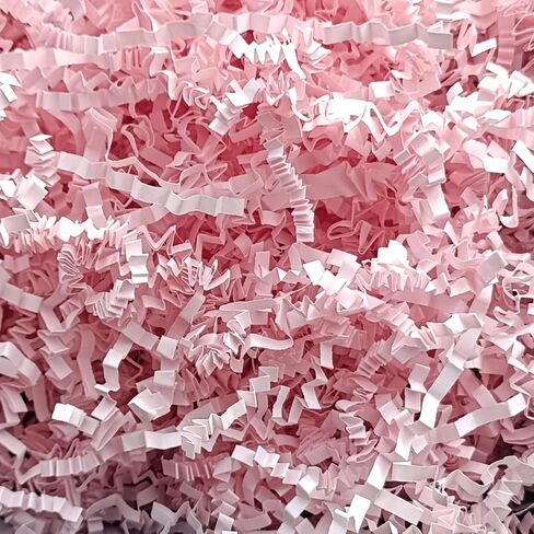 JHESAO 4OZ Crinkle Cut Paper Shredded Paper for Gift Box Baskets Filler, Baby Blue Crinkle Cut Paper Shred Filler Confetti for Packaging in Saudi Arabia