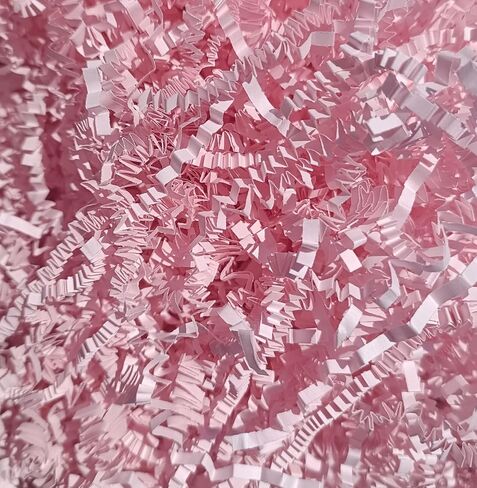 JHESAO 4OZ Crinkle Cut Paper Shredded Paper for Gift Box Baskets Filler, Baby Blue Crinkle Cut Paper Shred Filler Confetti for Packaging in Saudi Arabia