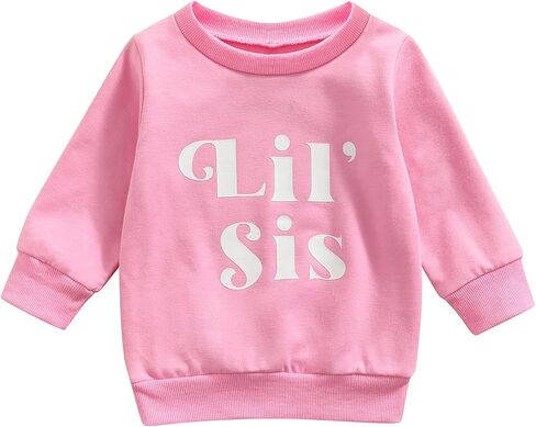 Toddler Baby Girl Boys Pullover Top Letter Babe Printed Causal Long Sleeve Sweatshirt Infant Fall Winter Clothes in Saudi Arabia