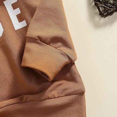 Toddler Baby Girl Boys Pullover Top Letter Babe Printed Causal Long Sleeve Sweatshirt Infant Fall Winter Clothes in Saudi Arabia