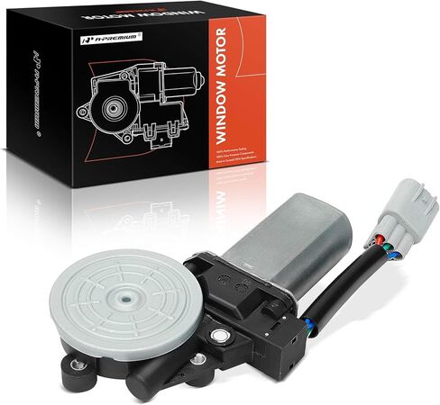 محرك رفع النافذة الأمامي الأيسر A-Premium متوافق مع Toyota Land Cruiser 2000-2007 وLexus LX470 1998-2007، جانب السائق، مع وظيفة مضادة للمشبك، استبدال # 8572060130، 4710001 in Kuwait