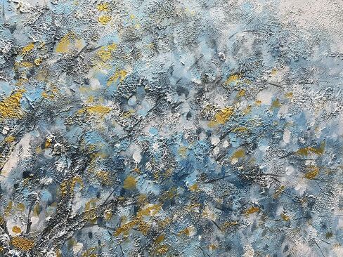 ART8YUQI Art - 30x60 inch Contemporary Abstract Art Oil Painting On Canvas Texture painting Handmade Artwork Picture Canvas Wall Art Modern Home Decor living room Ready to Hang in Kuwait