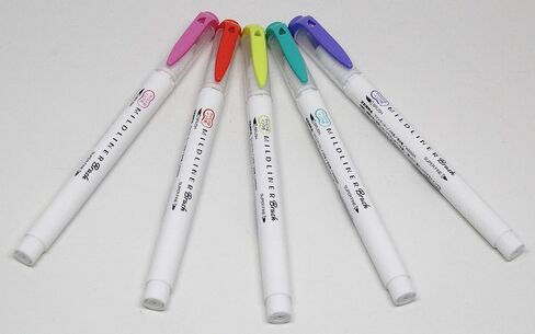 Zebra Pen Zebra Brush DBL END ASST Color, 30 Count (Pack of 6), Assorted Refresh in Saudi Arabia