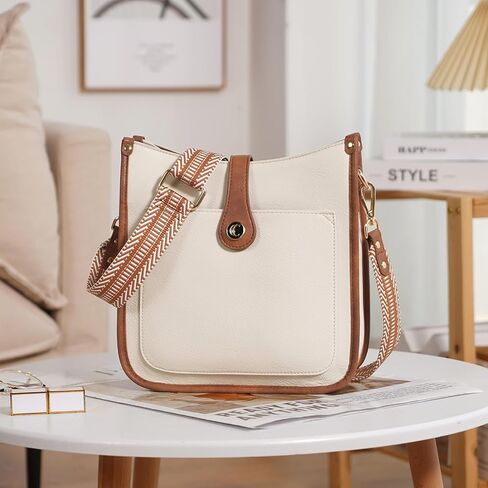 CLUCI Crossbody Bags For Women Trendy Vegan Leather Purses For Women Shoulder Bag with Two Strap in Saudi Arabia