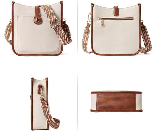 CLUCI Crossbody Bags For Women Trendy Vegan Leather Purses For Women Shoulder Bag with Two Strap in Saudi Arabia