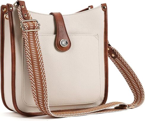 CLUCI Crossbody Bags For Women Trendy Vegan Leather Purses For Women Shoulder Bag with Two Strap in Saudi Arabia