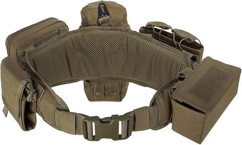 BOMTURN حزام المعركة التكتيكي العسكري رخوة الحرب واجب حزام إنفاذ القانون لجيش الشرطة 7 في 1 مجموعة in Kuwait