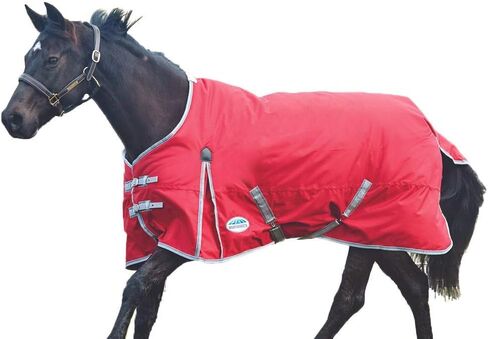 WeatherBeeta ComFiTec Classic Standard Neck Lite Horse بطانية، أحمر/فضي/كحلي، 75 بوصة in Kuwait