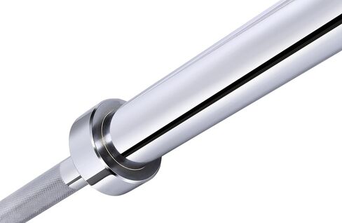 Signature Fitness 2" Olympic Barbell Weightlifting Barbell, Chrome in Saudi Arabia