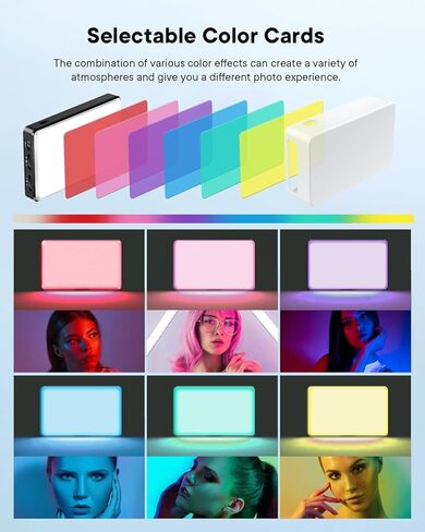 XICIGE 5000Mah مصباح هاتف قابل لإعادة الشحن، 120 مصباح سيلفي LED، مصباح فيديو مع مشبك ضوء الهاتف، ضوء الكاميرا، 3 أوضاع إضاءة قابلة للتعديل، ضوء سيلفي للهاتف، iPad، الكمبيوتر المحمول، الكاميرا، لمدونة الفيديو، TikTok in Saudi Arabia