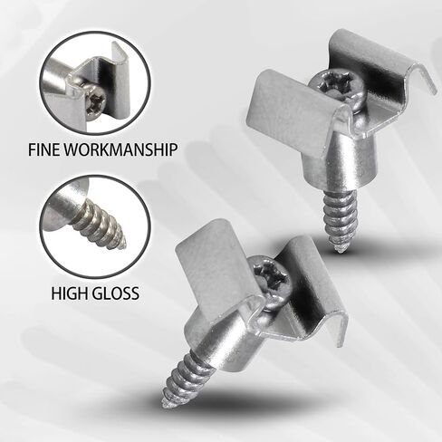 Hordion 4 Sets Guitar String Trees String Retainer, Silver Guitar String Guide with Screws for Fender Strat Tele Guitar Bass Parts Replacement in Saudi Arabia
