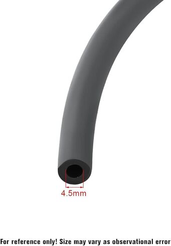 AloneGoer 12 قدم 3/16 بوصة معرف خط الوقود مولد خط الوقود عدة للمحرك الصغير ATV Champion Honda Predator Coleman Generac Mini Bike Gas Fuel Line Hose ID 4.5mm X OD 8.5mm in Kuwait