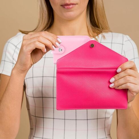 Mabor 5Pcs Leather Credit Card Organizer Pull out Card Organizer for Women Men Snap Closure Leather Organizer Pouch Business Card Holder Waterproof Card Cases for Insurance Credit Card in Saudi Arabia