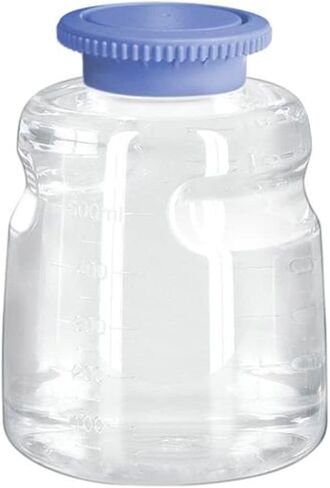 Autofil Polycarbonate Non-Sterile Disposable Media Bottle with Polypropylene Cap, 250ml Volume (Pack of 24) in Saudi Arabia