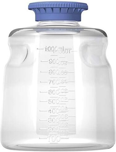 Autofil Polycarbonate Non-Sterile Disposable Media Bottle with Polypropylene Cap, 250ml Volume (Pack of 24) in Saudi Arabia