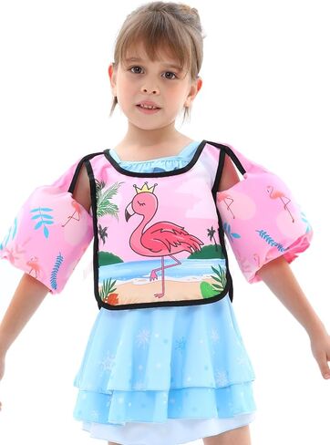 HYRIXDIRECT Swim Vest for Children, Kids Swim Jacket Toddler Floaties Swimming Aid for 2-6 Years Old Boys and Girls for Kids 30-66lbs… in Saudi Arabia