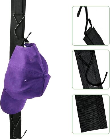 2 قطعة شماعة الهوكي المحمولة المعلقة لتجفيف الرف الرياضي منظم الأشرطة المعلقة مع 5 خطافات الهوكي هدايا للمنزل وفي الهواء الطلق للاستخدام في هوكي الجليد والتزلج على كرة القدم لاكروس والتخييم والصيد in Kuwait