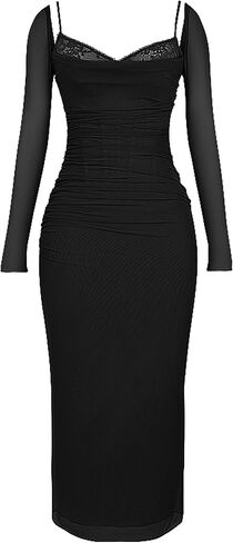 Women Sexy Backless Satin Maxi Long Sleeve Dresses Floral Print Dresses Slim Fit Elegant Long Dresses Night Party Outfits in Saudi Arabia