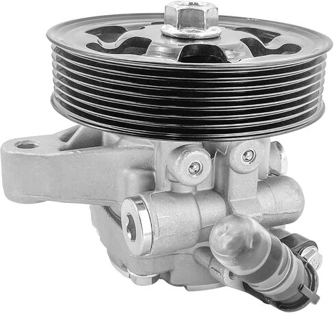 PratRaken Power Steering Pump with Pulley Fits for Honda Accord 2006-2007 2.4L, CR-V 2005-2011, Element 2006-2011, for Acura RSX 2002-2006, TSX 2006-2008, Replace 21-5419 56110-PNB-A03 in Kuwait