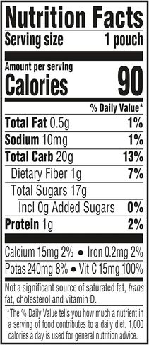 Gerber Purees Organic Banana Raspberry Yogurt Vanilla Toddler Baby Food Pouches, 3.5 oz in Saudi Arabia