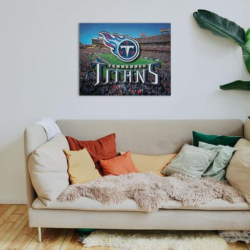 FOCO NFL unisex-adult NFL Team Logo Canvas Wall Sign in Saudi Arabia