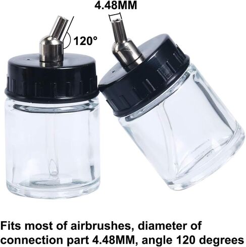 10 قطع من زجاجات بخاخة زجاجية شفافة 22 سم مكعب من YaeKoo وغطاء مع موصل معدني in Kuwait