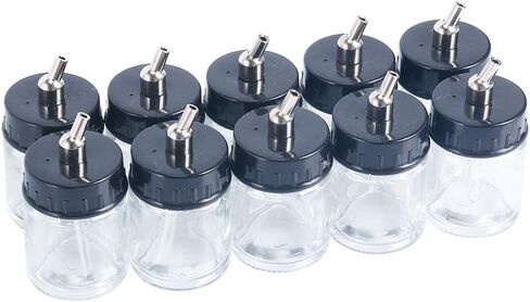 10 قطع من زجاجات بخاخة زجاجية شفافة 22 سم مكعب من YaeKoo وغطاء مع موصل معدني in Kuwait