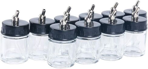 10 قطع من زجاجات بخاخة زجاجية شفافة 22 سم مكعب من YaeKoo وغطاء مع موصل معدني in Kuwait