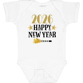 inktastic 2026 Happy New Year Baby Bodysuit in Kuwait