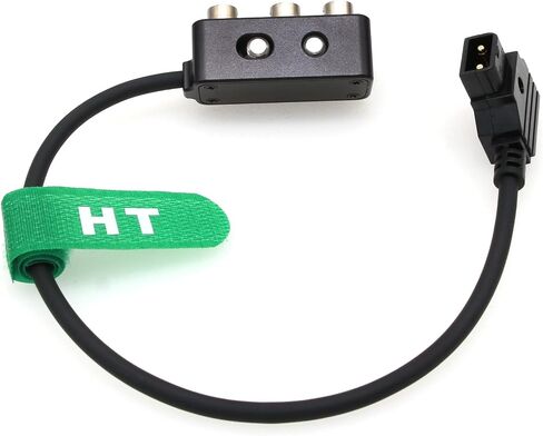 D-tap Hirose 4 Pin Power Supply Distributor for Camera Monitor Zoom F8n Pro Sound Devices Audio Recorder 30cm 12-24V, 1 to 3 Splitter Box in Saudi Arabia