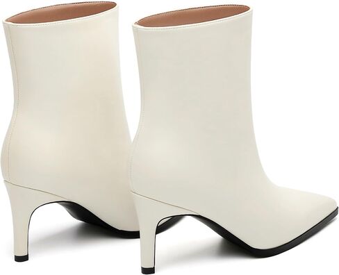 ROSERWISH Ankle Boots for Women Kitten Low Heel Pointed Toe Booties Casual Comfort Dress Short GoGo Boots 3-In Fall Winter Shoes in Saudi Arabia