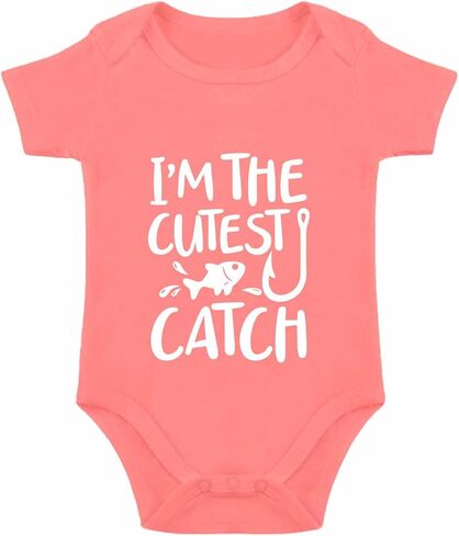 بدلة صيد الأطفال من I'm the Cutest Catch Baby بدلة صيد لطيفة للأطفال للجنسين in Kuwait