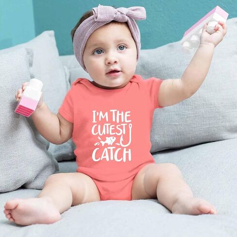 بدلة صيد الأطفال من I'm the Cutest Catch Baby بدلة صيد لطيفة للأطفال للجنسين in Kuwait